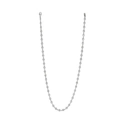 5.25 Carats Real Diamonds Necklace Bezel Set Jewelry White Gold 14K
