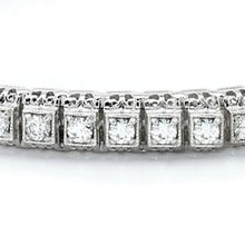 5.50 Carats Round Natural Diamond Tennis Bracelet Solid White Gold 14K