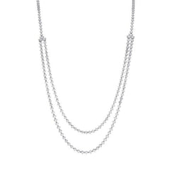5.50 Ct Brilliant Cut Real Diamonds Ladies Chain Necklace White Gold 14K