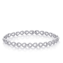 5.60 Ct Round Cut Real Diamond Tennis Bracelet 14K White Gold