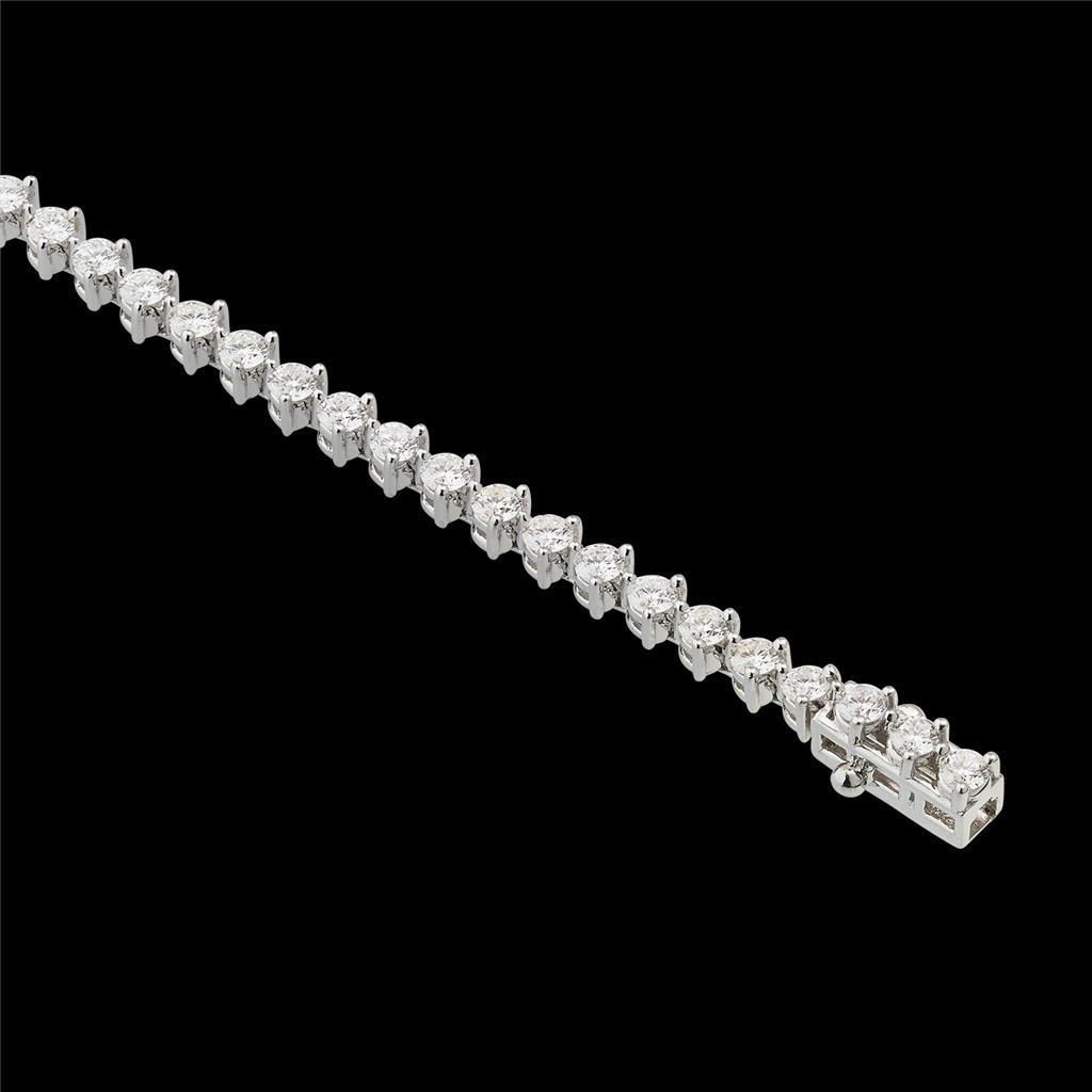 Natural Brilliant Diamond Chain Bracelet – main view