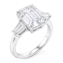 6 Carat Gorgeous Emerald Natural Earth Mined Diamond Ring