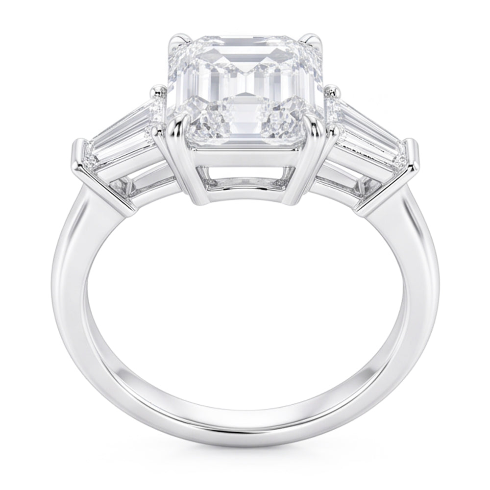6 Carat Gorgeous Emerald Natural Earth Mined Diamond Ring