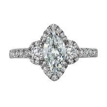 6 Carat Marquise Genuine Diamond Engagement Ring