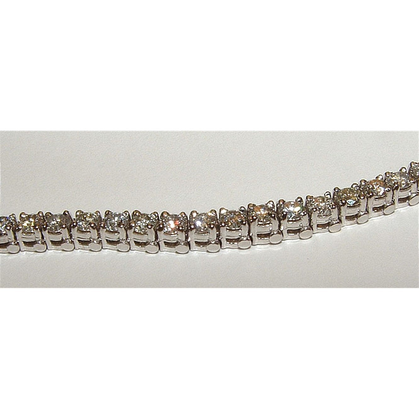 6 Carats Genuine Diamond Tennis Bracelet Sparkling Diamonds