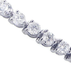 6 Ct Sparkling Round Cut Real Diamond Tennis Bracelet White Gold Jewelry