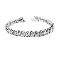 6 Ct. Real Diamond Tennis Bracelet Round Brilliant Cut Gold Lady Jewelry