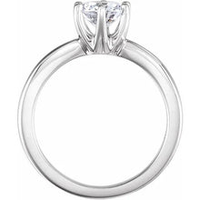 Six Prong Set 1.60 Ct Solitaire Round Natural Earth Mined Diamond Wedding Ring White Gold