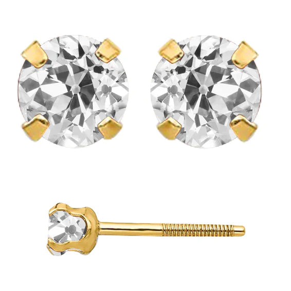 Natural Diamond Drop Earrings – main view