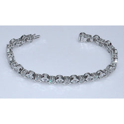 6.80 Carats Natural Diamond Tennis Bracelet Jewelry Antique Style