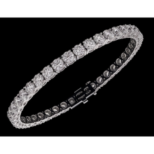 6 Carat Lab Grown Diamonds Tennis Bracelet 14K White Gold