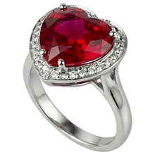 7.25 Ct 14K Gold Nice Gemstone Ring Red Ruby With Natural Earth Mined DIAMOND ( NOT LAB GROWN ) Jewellery