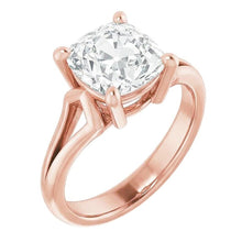 7 Carat Cushion Natural Earth Mined Diamond Ring For Women