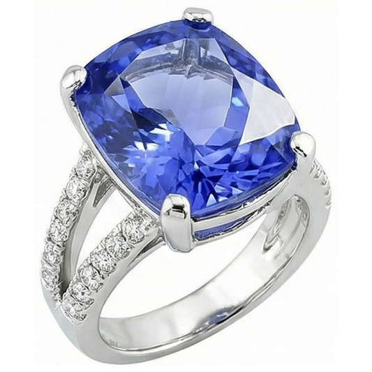 7 Ct Natural Sapphire Gemstone Ring