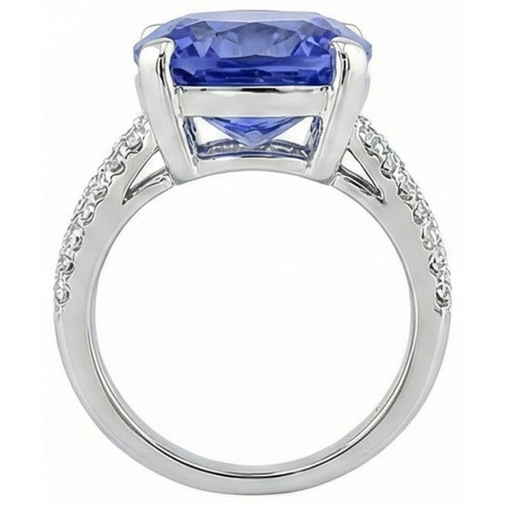 7 Ct Natural Sapphire Gemstone Ring