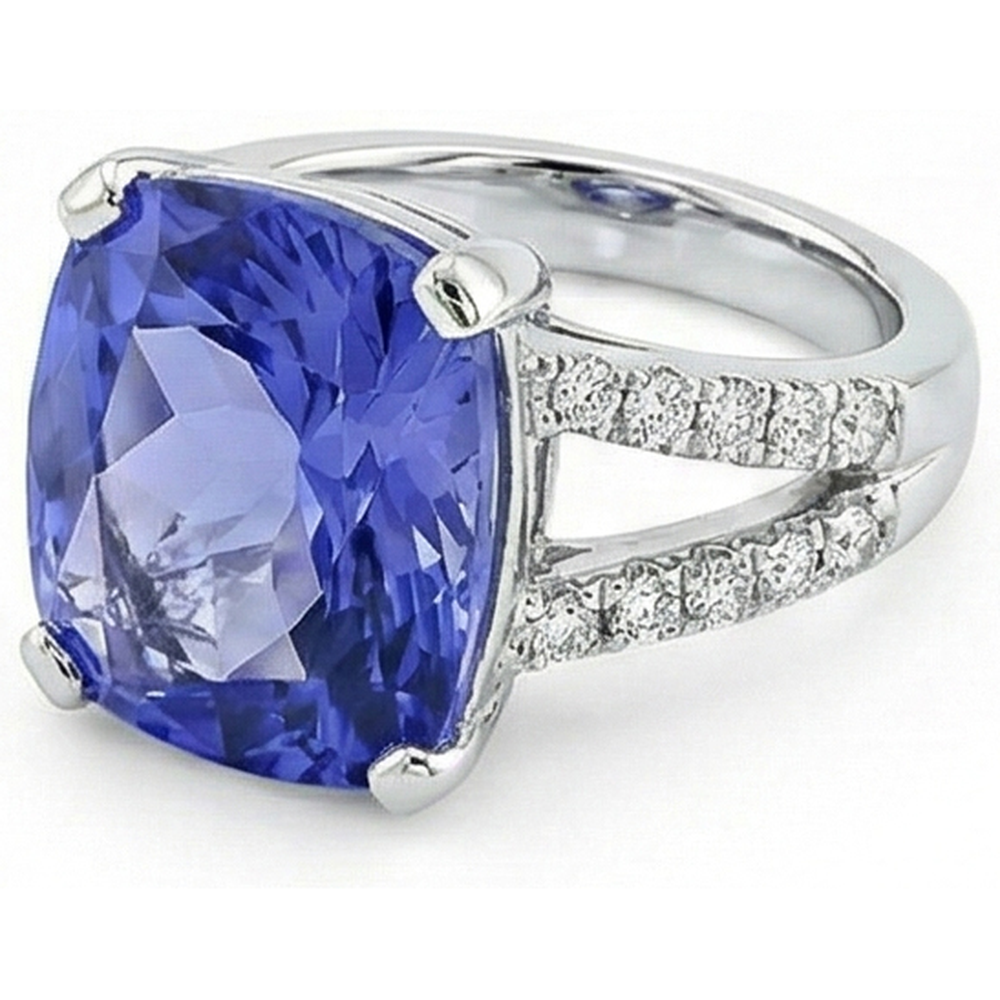 7 Ct Natural Sapphire Gemstone Ring