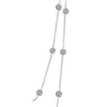 7 Ct Women Yard Of Natural Diamonds Necklace Bezel 