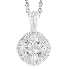 Fine Diamond Drop Pendant 5-ct 14 Karat White Gold – main view