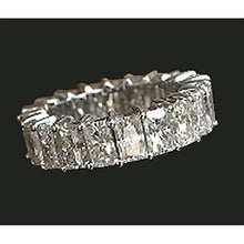 7.35 Ct. Radiant Cut Diamond Eternity Engagement Band Gold