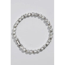 7.50 Carats Round Brilliant Cut Bezel Set Natural Diamond Bracelet Sparkling
