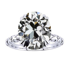 Single Stone Ring 14K White Gold with Fine Diamond – main view