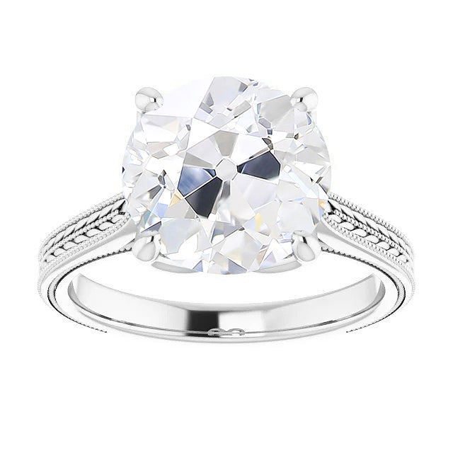 Luxury Single Stone Ring 5 ct – main view