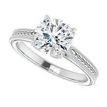 Luxury Diamond Single Stone Ring 5 ct – front view