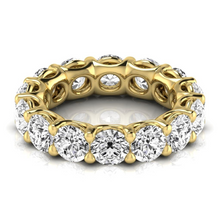 Eternity Band 14K Yellow Gold with Fine Diamond – front view