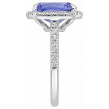 8.81 Ct. Radiant Ceylon Sapphire And Natural Earth Mined DIAMOND ( NOT LAB GROWN )s Engagement Ring