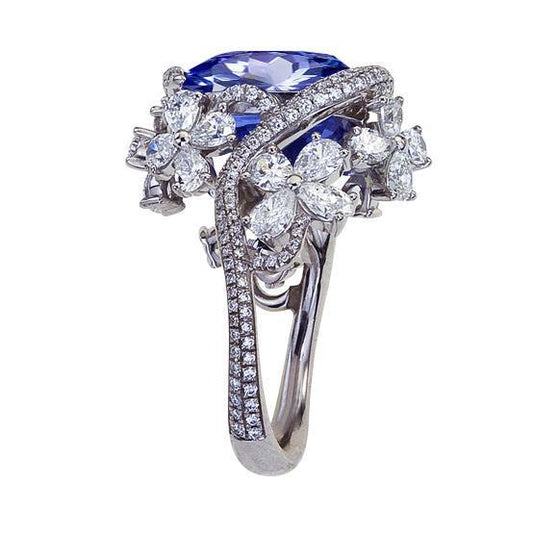 8 Carat Sapphire Gem Statement Ring