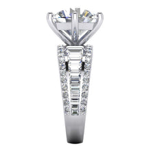 8 Carats Big Genuine Round Diamond Ring