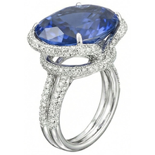 8 Ct Oval Sapphire Natural Earth Mined DIAMOND ( NOT LAB GROWN ) Ring