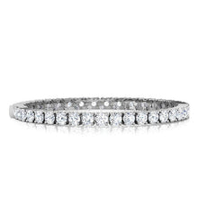 8 Ct Round Brilliant Real Diamond Tennis Bracelet Solid Gold 14K
