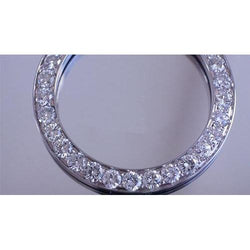 8 Ct. Custom Datejust Natural Earth Mined Diamond Bezel 44 mm To Fit Rolex All Watch Models