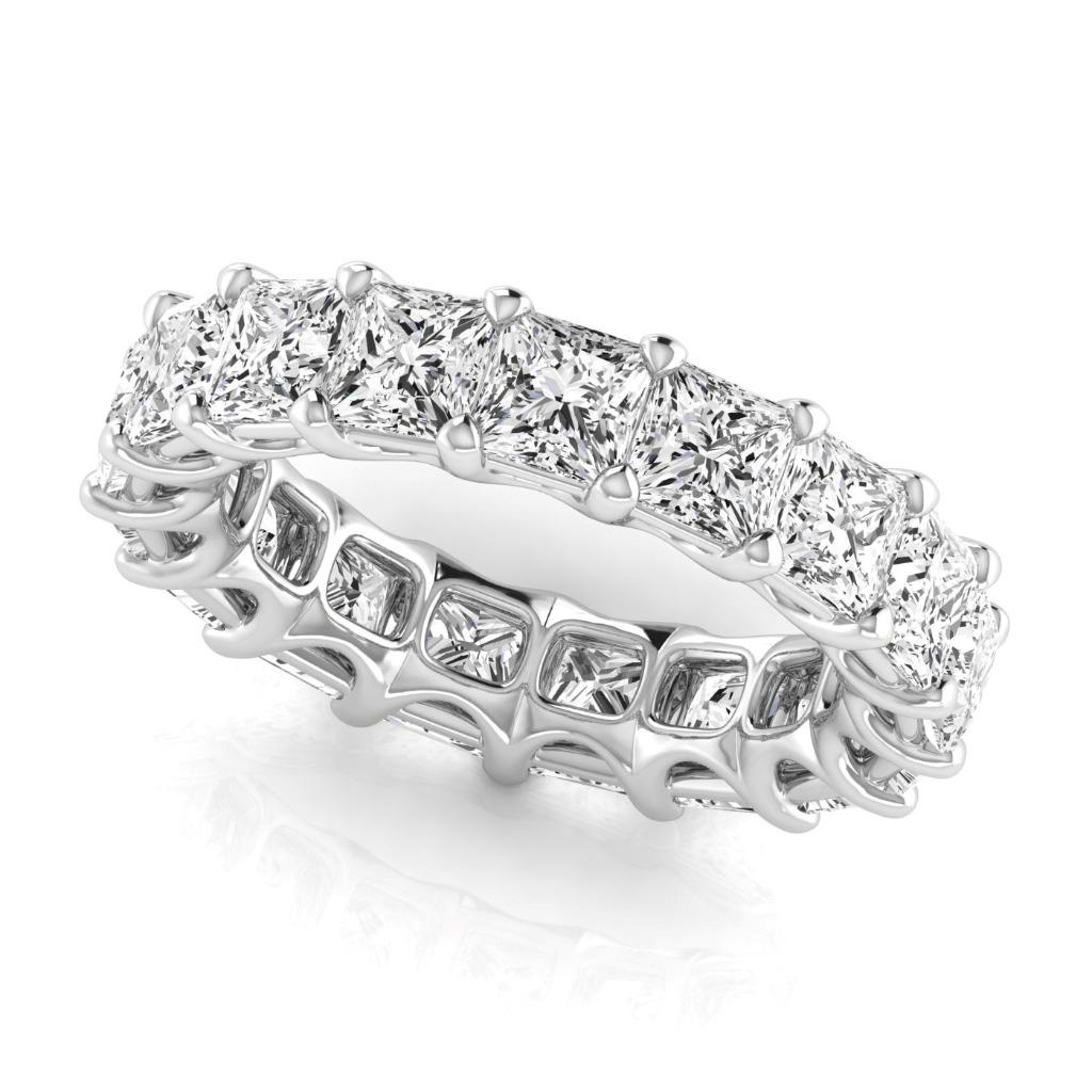 Fine Diamond Eternity Band – side view