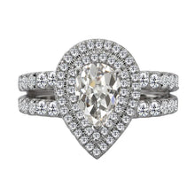 Handcrafted Halo Setting Ring 2 ct – main view