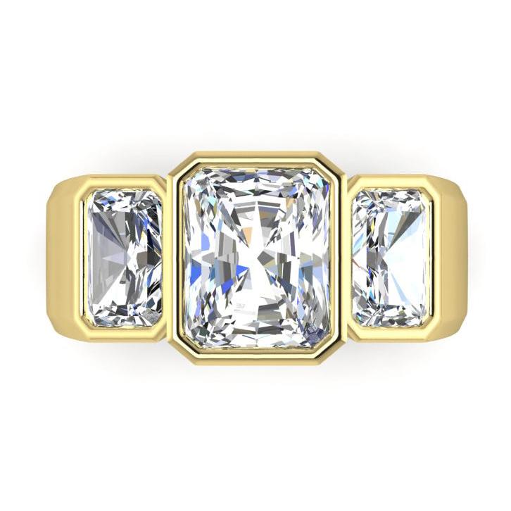 8 Carats 10K Gold Men's Diamond Anniversary Promise Ring