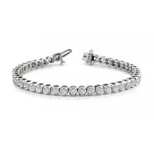 8.40 Ct Round Cut Natural Diamond Tennis Bracelet Fine Jewelry White Gold