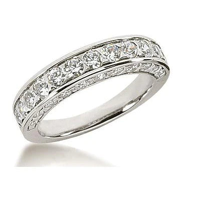 8.51 Carat Natural Diamond Engagement Ring Band Set Radiant Cut