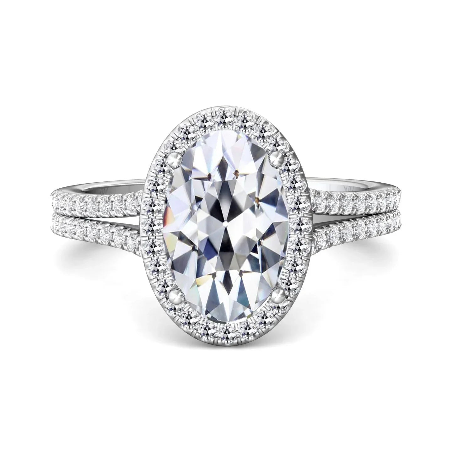 8ct Royal Natural Diamond Engagement Ring