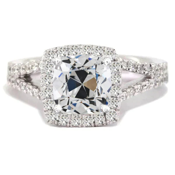 9 Carat Old Miner Halo Genuine Diamond Ring
