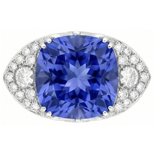 9 Carat Sapphire Natural Earth Mined DIAMOND ( NOT LAB GROWN ) Ring
