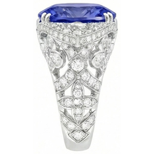 9 Carat Sapphire Natural Earth Mined DIAMOND ( NOT LAB GROWN ) Ring
