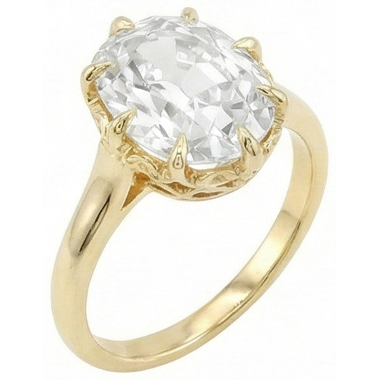9 Carat Stylish Natural Earth Mined Diamond Ring