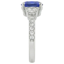 9 Ct Sapphire Ring Natural Earth Mined Diamond Jewellery
