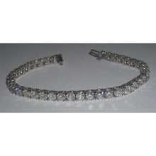 9.50 Carats Real Diamond Tennis Bracelet Vs Jewelry Solid WG 18K