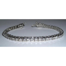 9.60 Carat Real Diamonds Tennis Bracelet Bezel Set Jewelry
