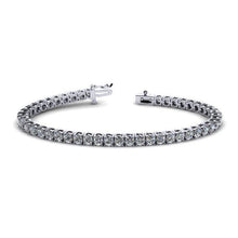 9.60 Carats Women Natural Diamonds Tennis Bracelet White Gold