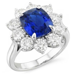 Affordable Sapphire Engagement Ring