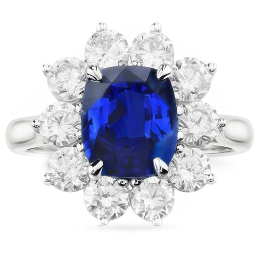 Affordable Sapphire Engagement Ring